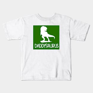 DADDY SAURUS GREEN BLOG Kids T-Shirt
